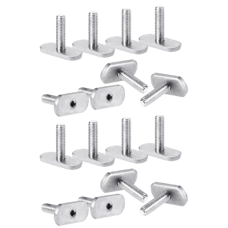 Rail/track M5/m6 Screws & Nuts T Slot Bolt Replacement Stainless Steel Gear Mounting Bolt Easy To Install