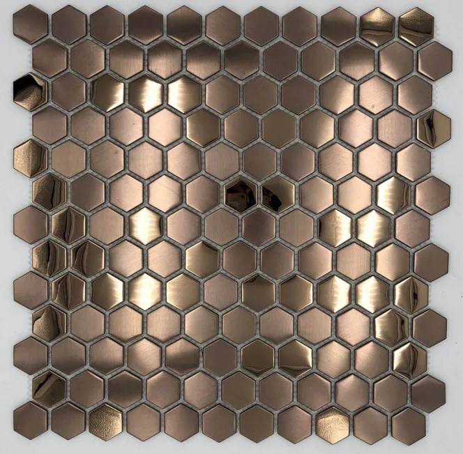 Прямая цена от производителя милая шестиугольная металлическая мозаичная