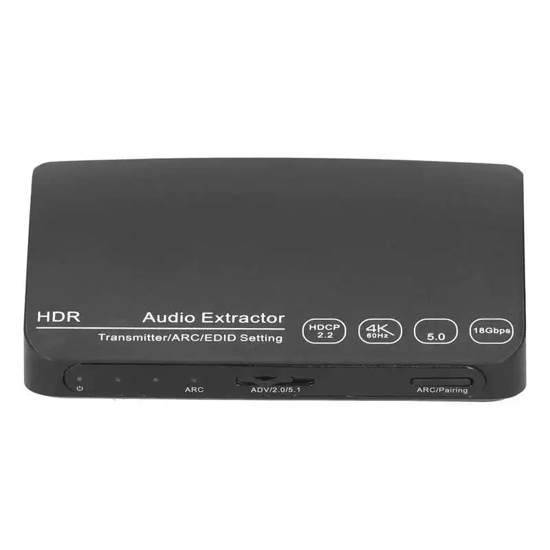Аудио экстрактор HDCN0052M1 Bluetooth 5 0 4K и 60 Гц HD видео аудио преобразователь сплиттер