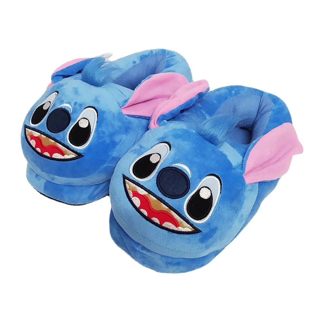 

Cute Stitch Lilo Plush Stuffed Slippers for Home Cartoon Winter Shoes Child Adult Toys Gifts Kawaii Stitch anime slippers