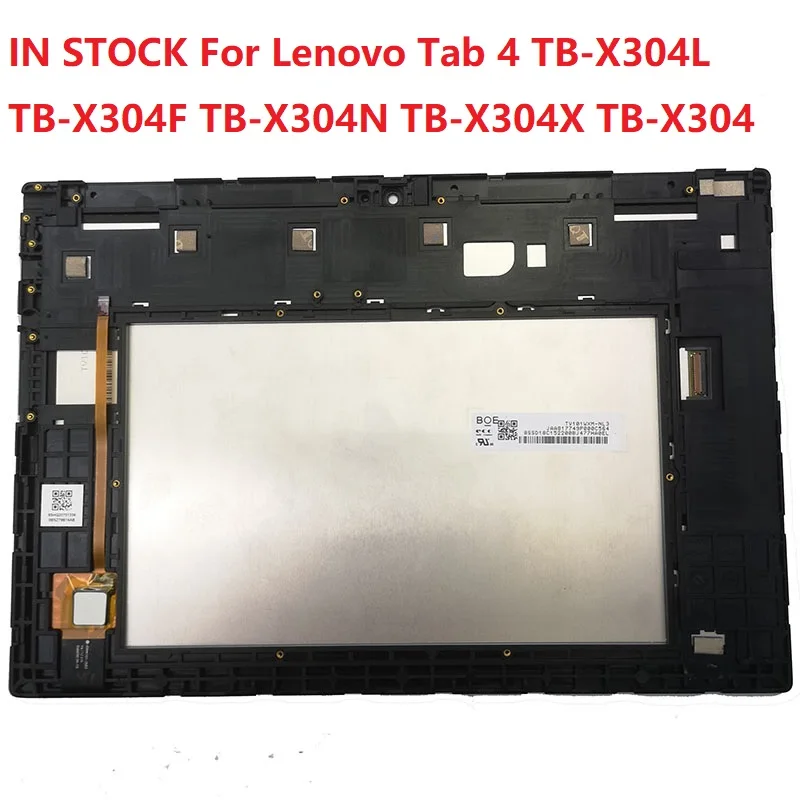 101 LCD For Lenovo Tab 4 TB X304L TB X304F TB X304N TB X304X TB X304 LCD Display Touch Screen Digitizer Assembly with Frame