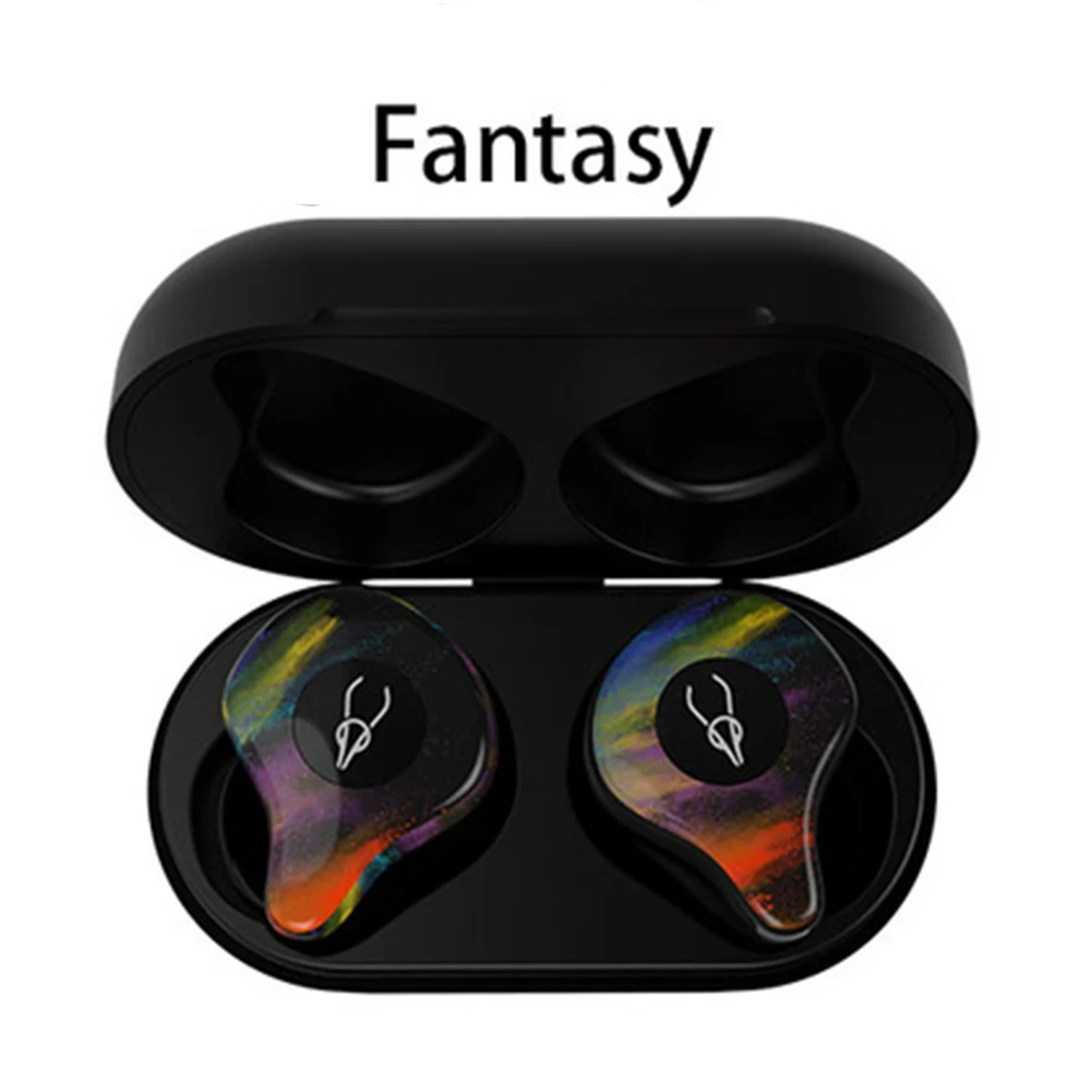 Sabbat x12 pro стерео Bluetooth наушники Мини Портативный беспроводной гарнитура Handfree микрофон с зарядным устройством - Цвет: Fantasy