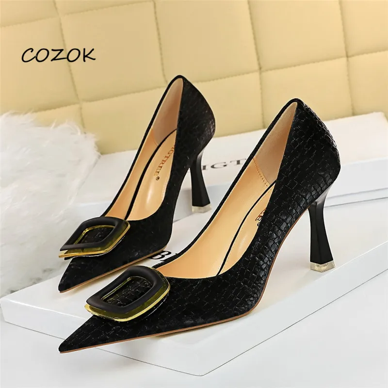 

Туфли женские на высоком каблуке, вечерние пикантные туфли, Элегантные повседневные туфли, 2021