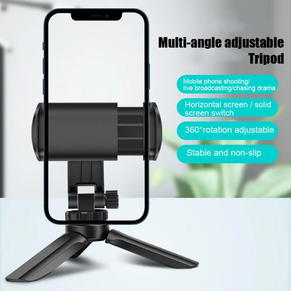 

Tripod Practical Solid Color Stable Camera Tripod for Live Streaming Stand Phone Holder