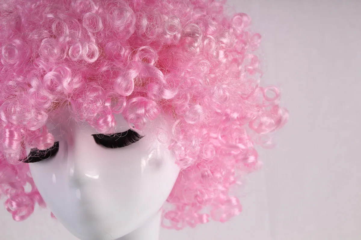 Хэллоуин cos пушистый Цветной вентиляторы для волос взрослых Cos многоцветный