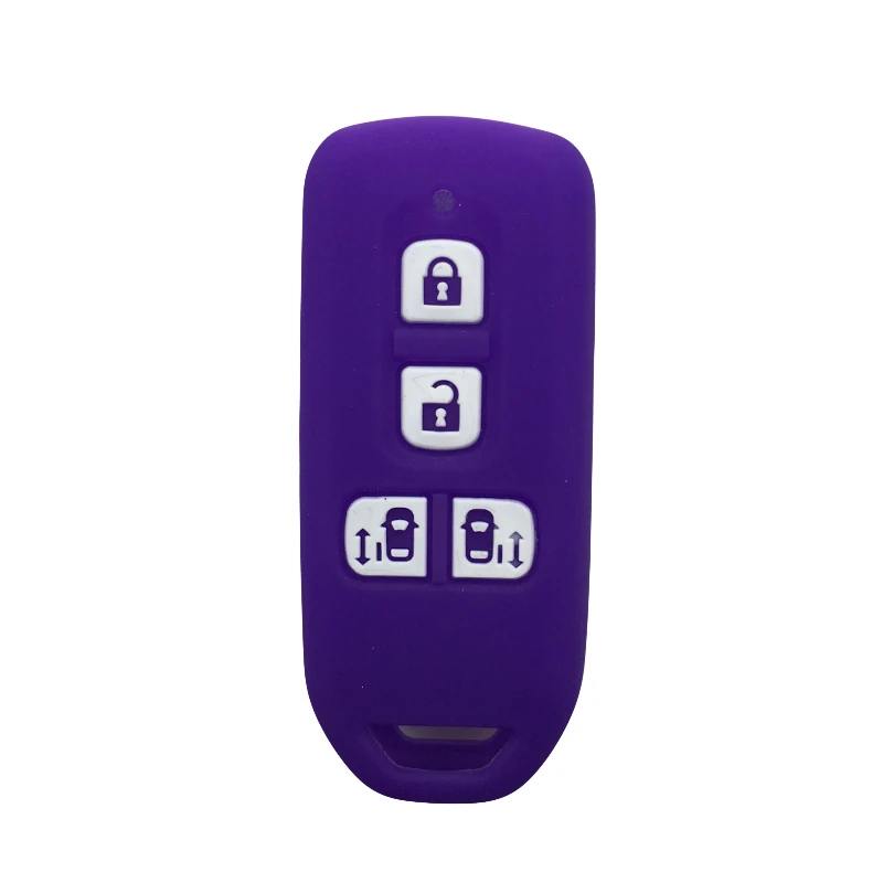 Чехол для ключей от мотоцикла, чехол для Honda N-one N-BOX N Wagon Plus, 4 кнопки, чехол для ключей, сигнализация, крышка ключа