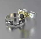 2 шт.комплект, Женское кольцо с солнцезащитной звездой