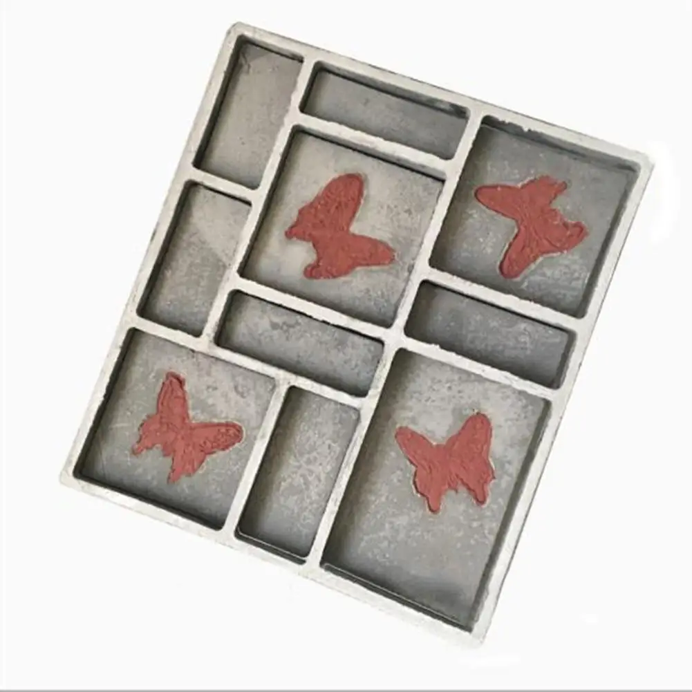 Форма для тротуара садовой прогулки ручная форма цементных кирпичей сделай сам