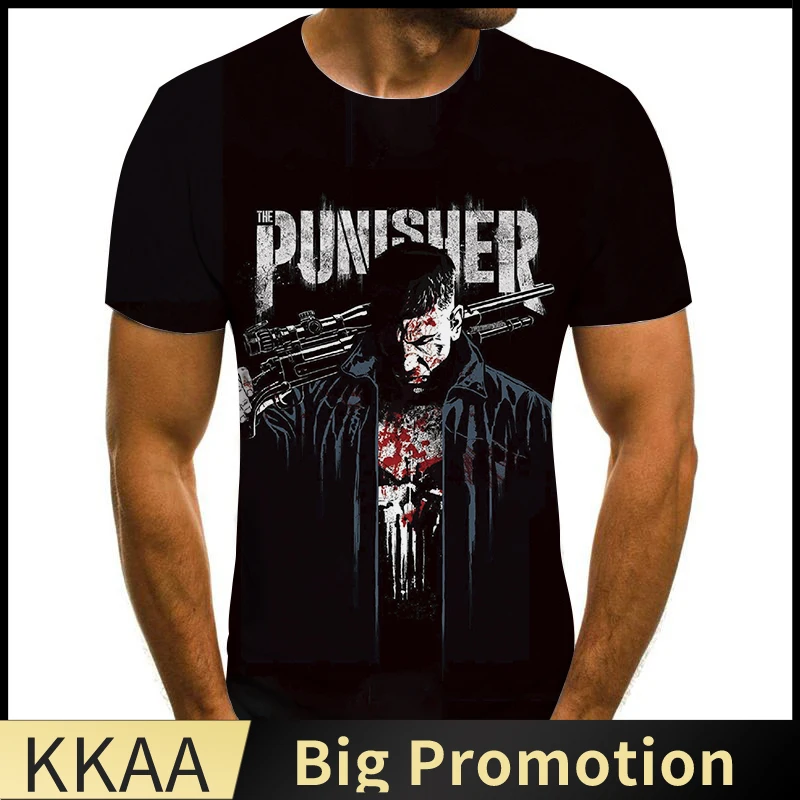 

2021 Summer Skull 3D Printed T-Shirt Men's Women's And Children Round Neck Short Sleeve Cotton Streetwear Movie Cartoon Print 02