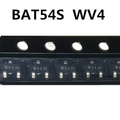 

Original 50pcs/ BAT54S WV4 SOT23