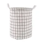 Портативная корзина для домашней одежды, складная вместительная Водонепроницаемая квадратная сумка с ручкой для хранения белья, принадлежности для спальни