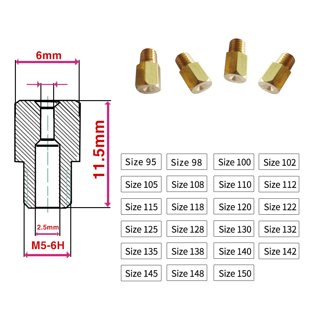 12 шт. MIKUNI RX100 AX100 TZR125 150 TM24 27 28 карбюратор для мотоциклов основное сопло карбюратора основной струи/инжектор