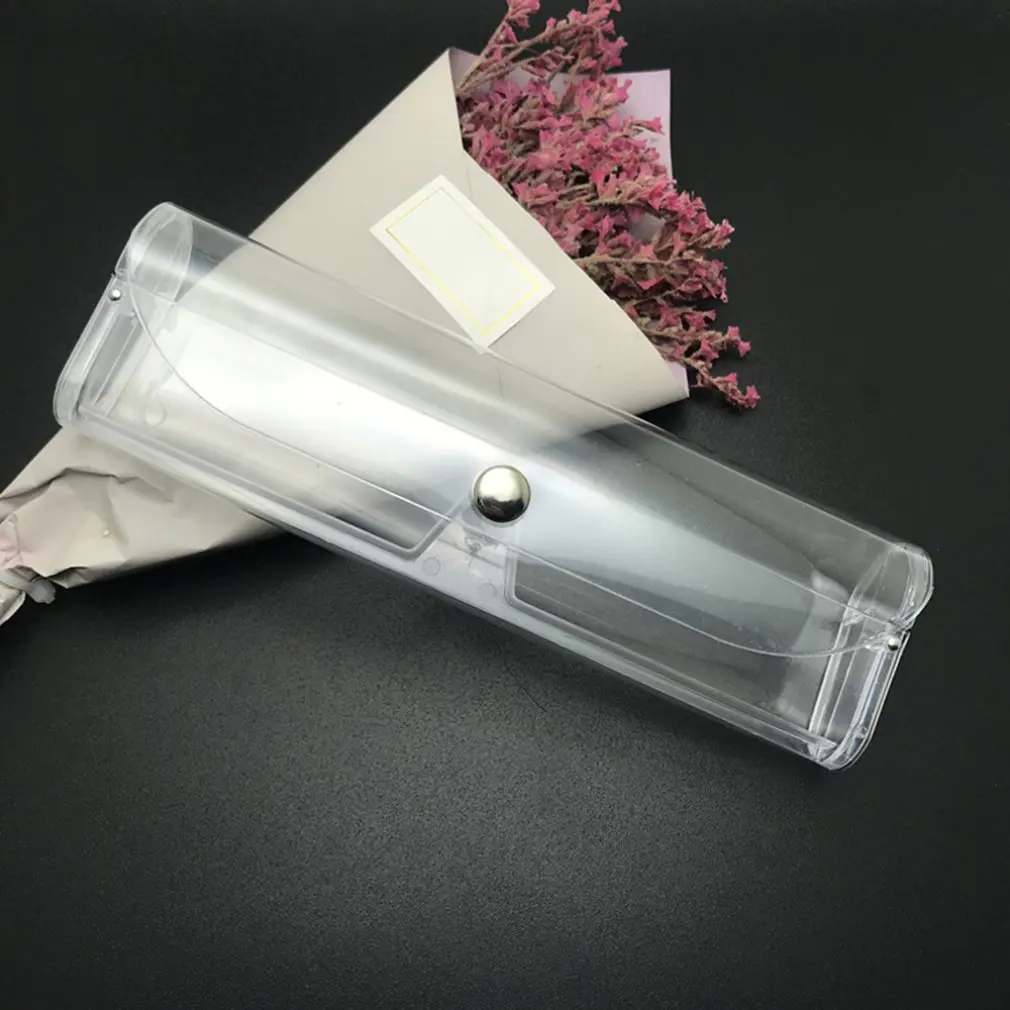 

Plastic Light Transparent Reading glasses Case Elder Glasses Boxes PVC Small Protable Convenient Find Eyeglass Case