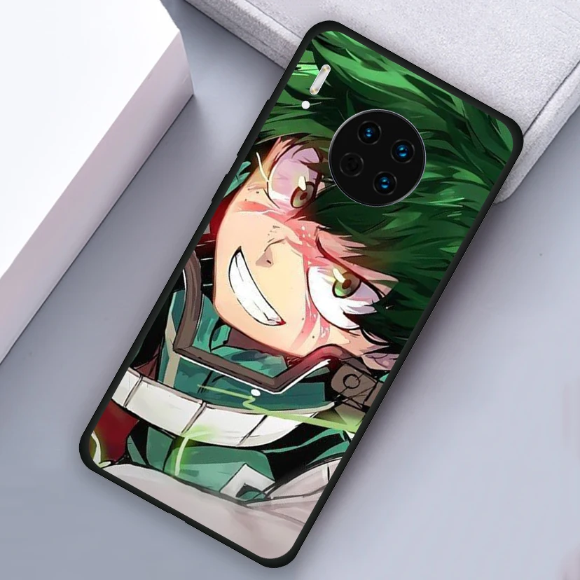 

My Hero Academia Midoriya Phone Case for Huawei Y9s 9a 8p Y5p Y6p Y7p 2019 Nova 7i 6 5T SE Rro 5G Silicone Shell Coque