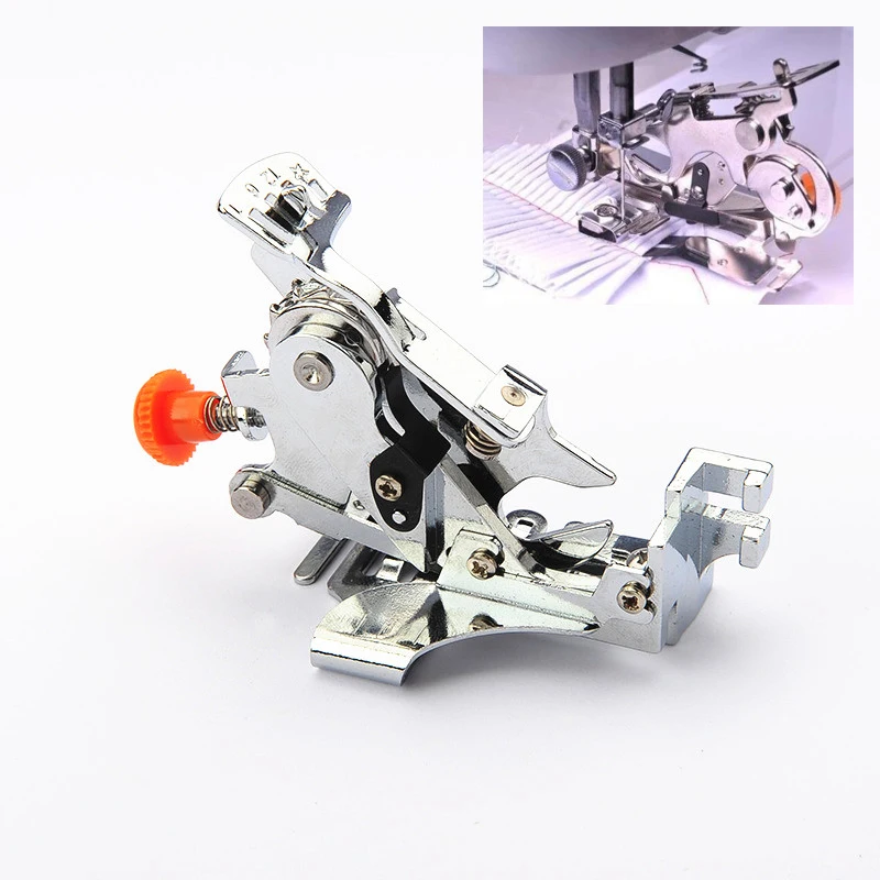 

Бытовая многофункциональная швейная машина XUNZHE модель 55705, низкая прижимная лапка, гофрированная Лапка, прижимная лапка, аксессуары Singer ...