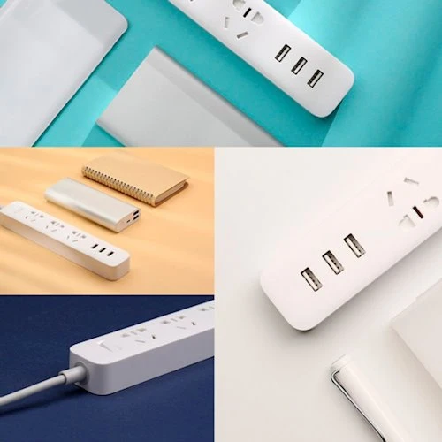 Удлинитель Xiaomi Mi Power Strip Sockets 3 USB White | Строительство и ремонт