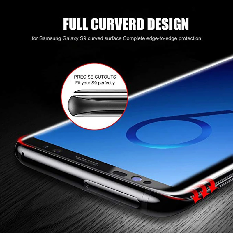 Закаленное стекло 20D с полным покрытием для Oneplus 8 8T Pro Защитное экрана 7 7T |
