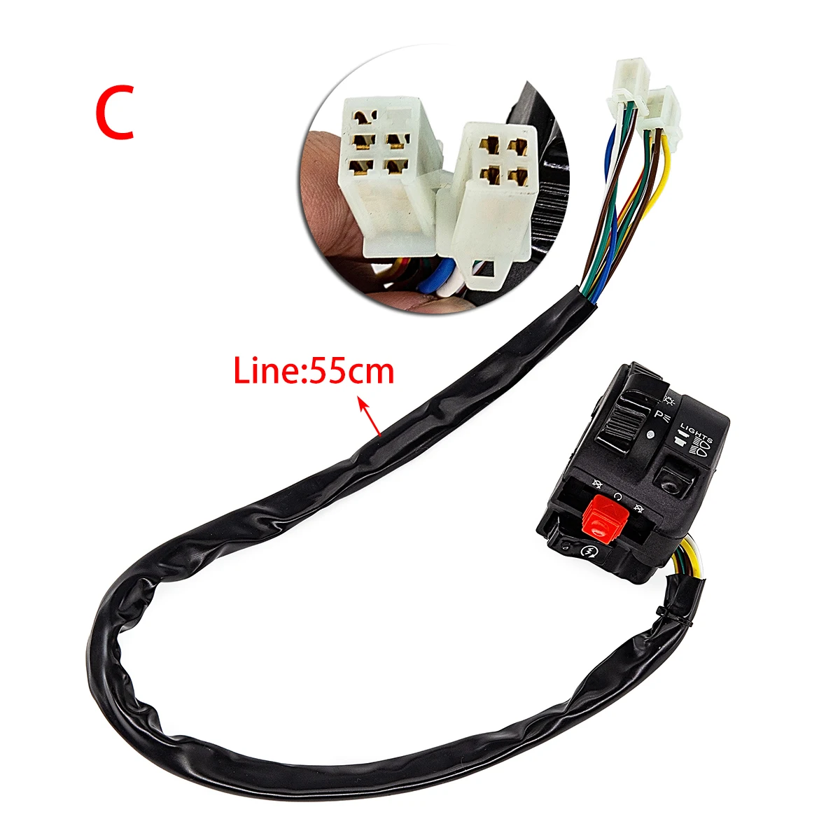 22mm Motorcycle Switches Motorbike Horn Button Turn Signal Electric Fog Lamp Light Start Handlebar Controller Switch | Автомобили и