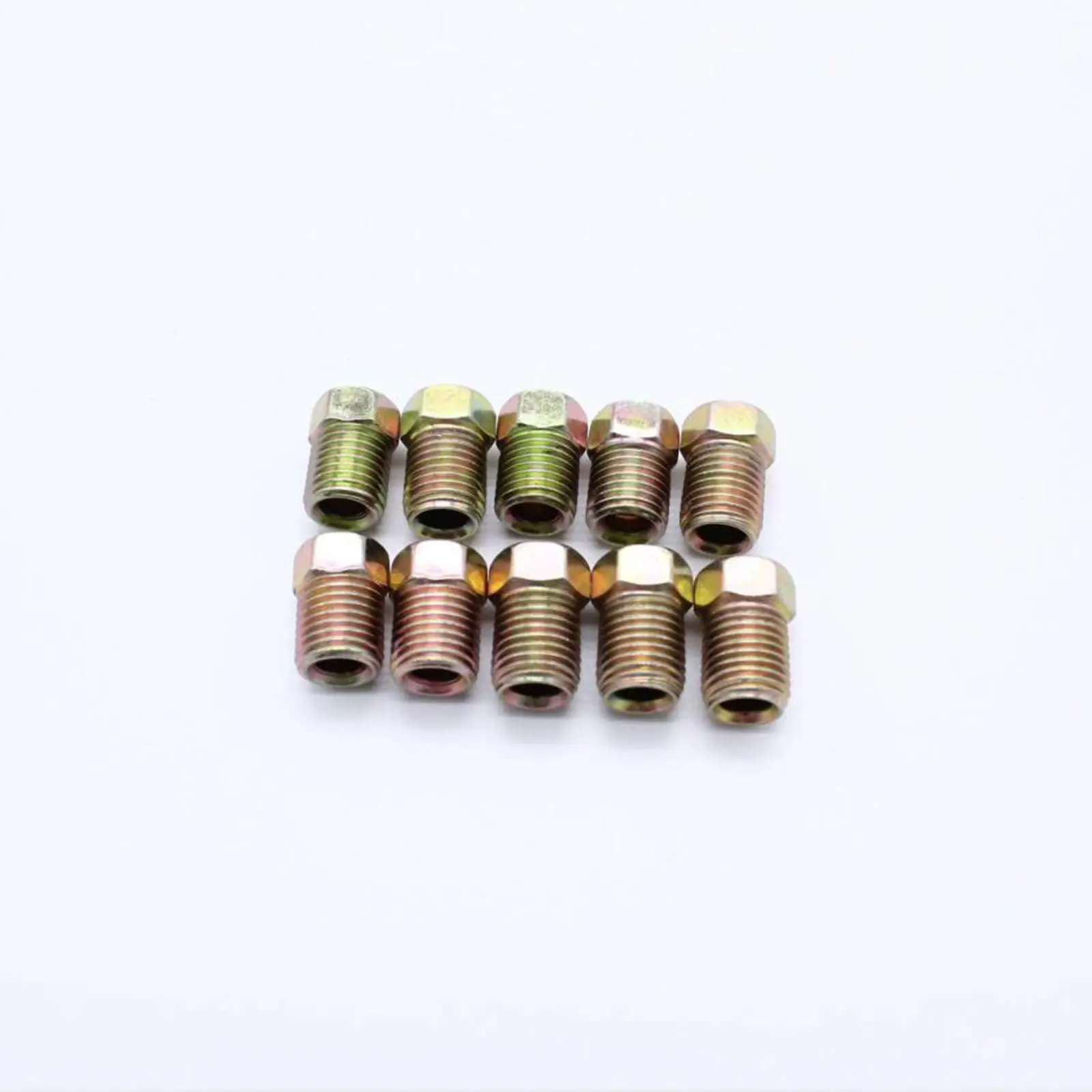 

16 штук перевернутых расклешенных трубчатых гаек 10X3/8 дюйма-24 стандарта для трубки 3/16 дюйма