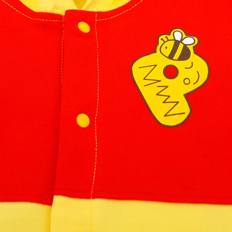 Baby Boys Rompers Clothes Spring Autumn Kids Long-Sleeved Cartoon Tiger Cute Bear Style Jumpsuits For 3-12 Month |