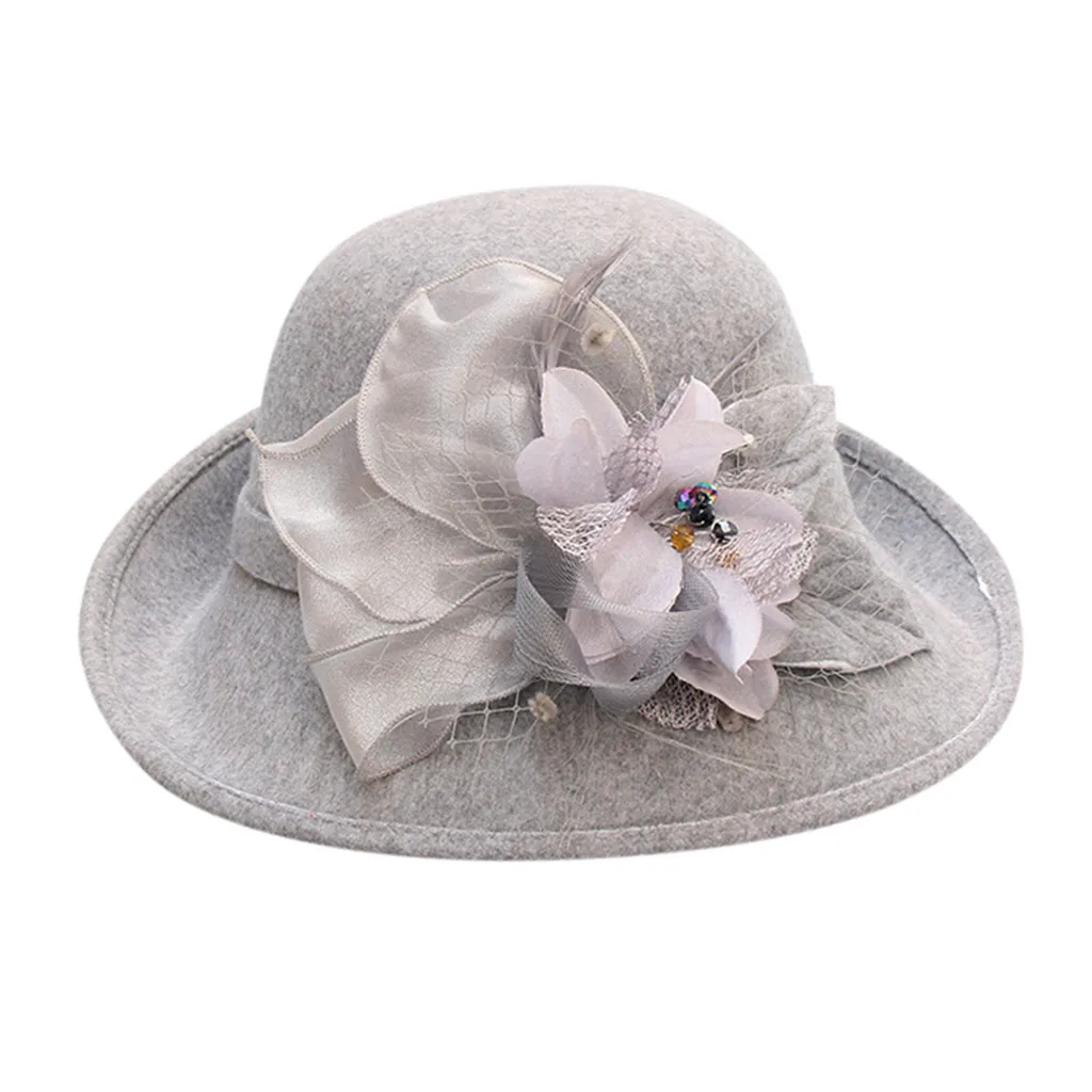 Eillysevens элегантные 2020 вуалетки шляпа для женщин Ретро стиль девушек церковное