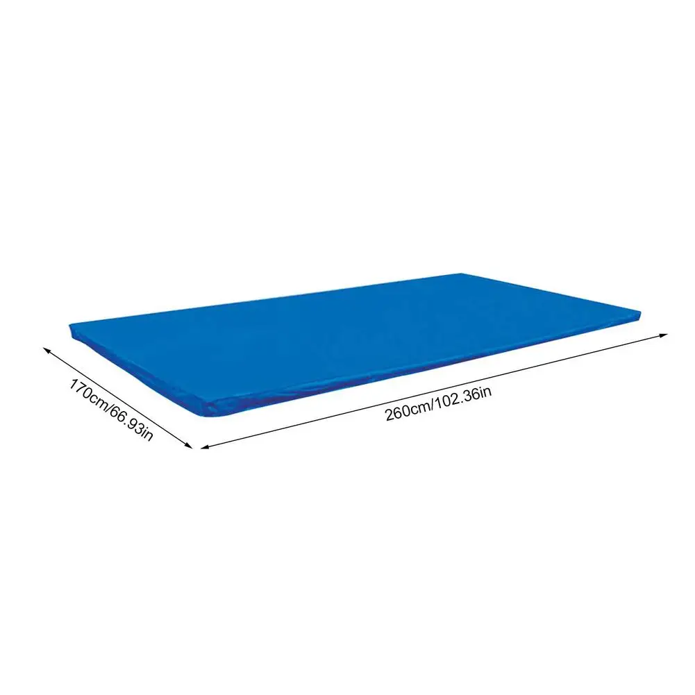 

Swimming Pool Cover Rectangle Waterproof Dust Cover Mat Swimming Pool Accessories For 260x170cm Swimming Pool