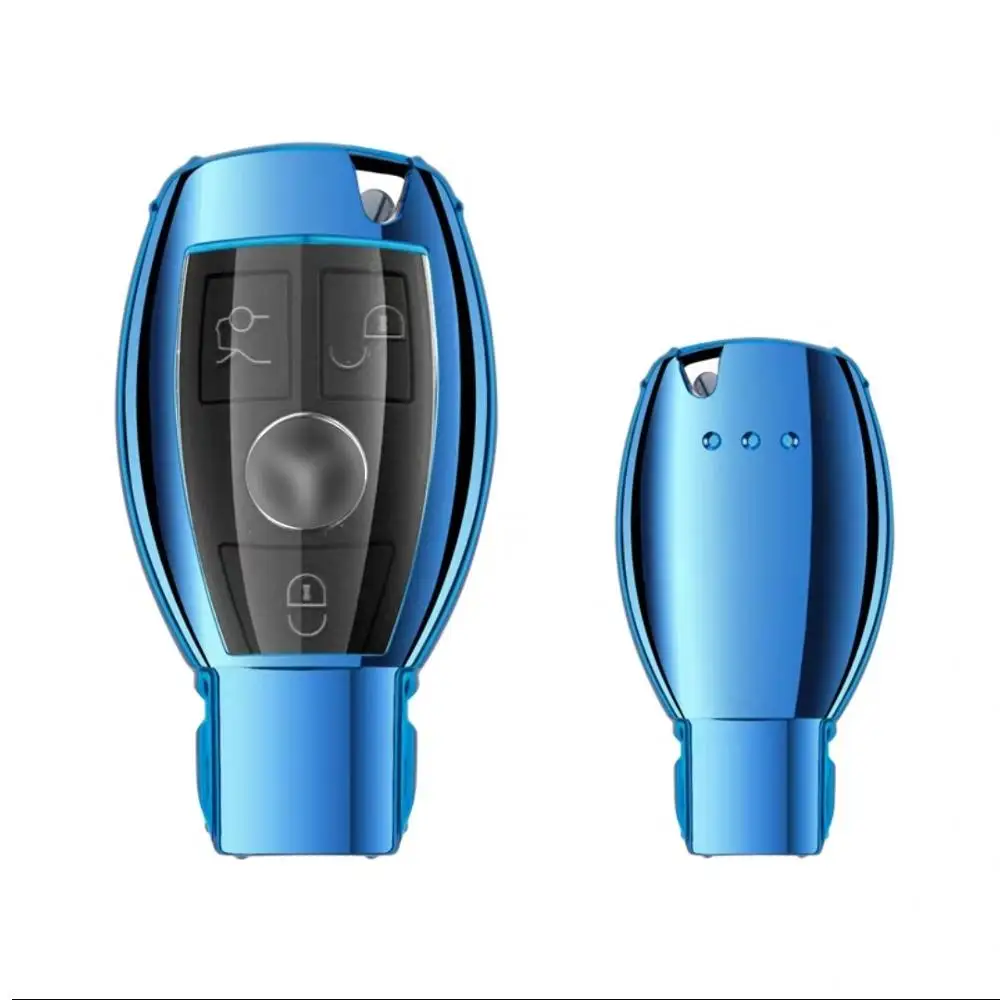 Новинка ТПУ мягкий чехол для автомобильного ключа Mercedes Benz C Class W205 GLC GLA