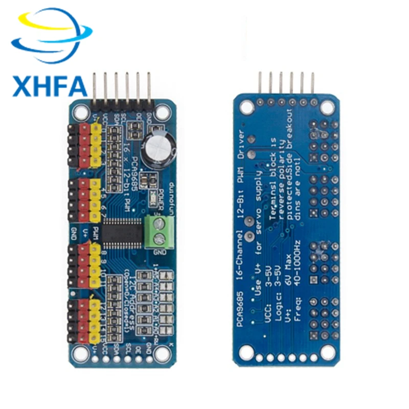 16-канальный видеорегистратор 12-битная ШИМ/Servo Driver-I2C интерфейс PCA9685 модуль Raspberry pi
