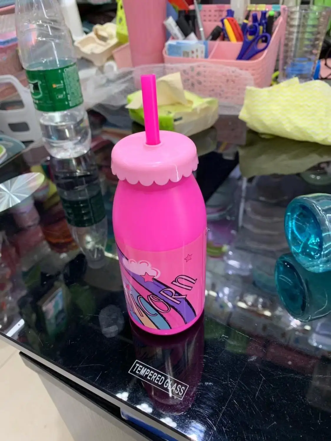 Mickey Mouse Children's Cup Men and women Pupils Kettle Hand Summer Plastic | Дом и сад