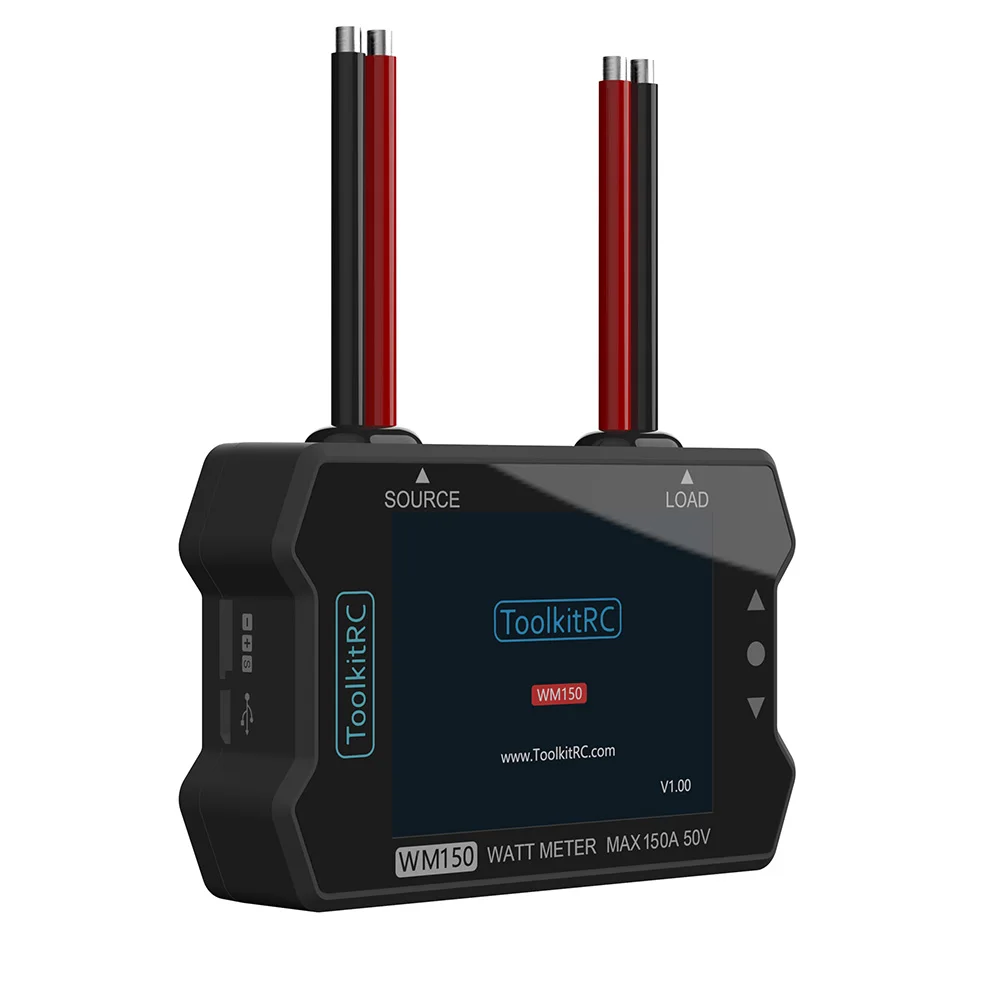 ToolkitRC WM150 150A 50 в Ватт метр анализатор мощности ЖК-дисплей мощность Напряжение Ток Тестер ШИМ выход для RC FPV Дрон