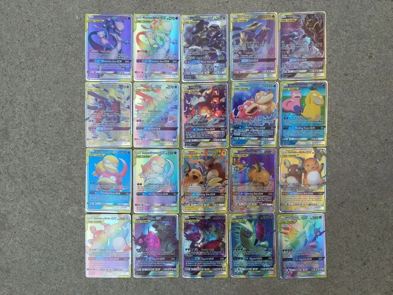 Pokemon английская версия 100 моделей флеш карт N модели коллекционных боевых TGA PTCG