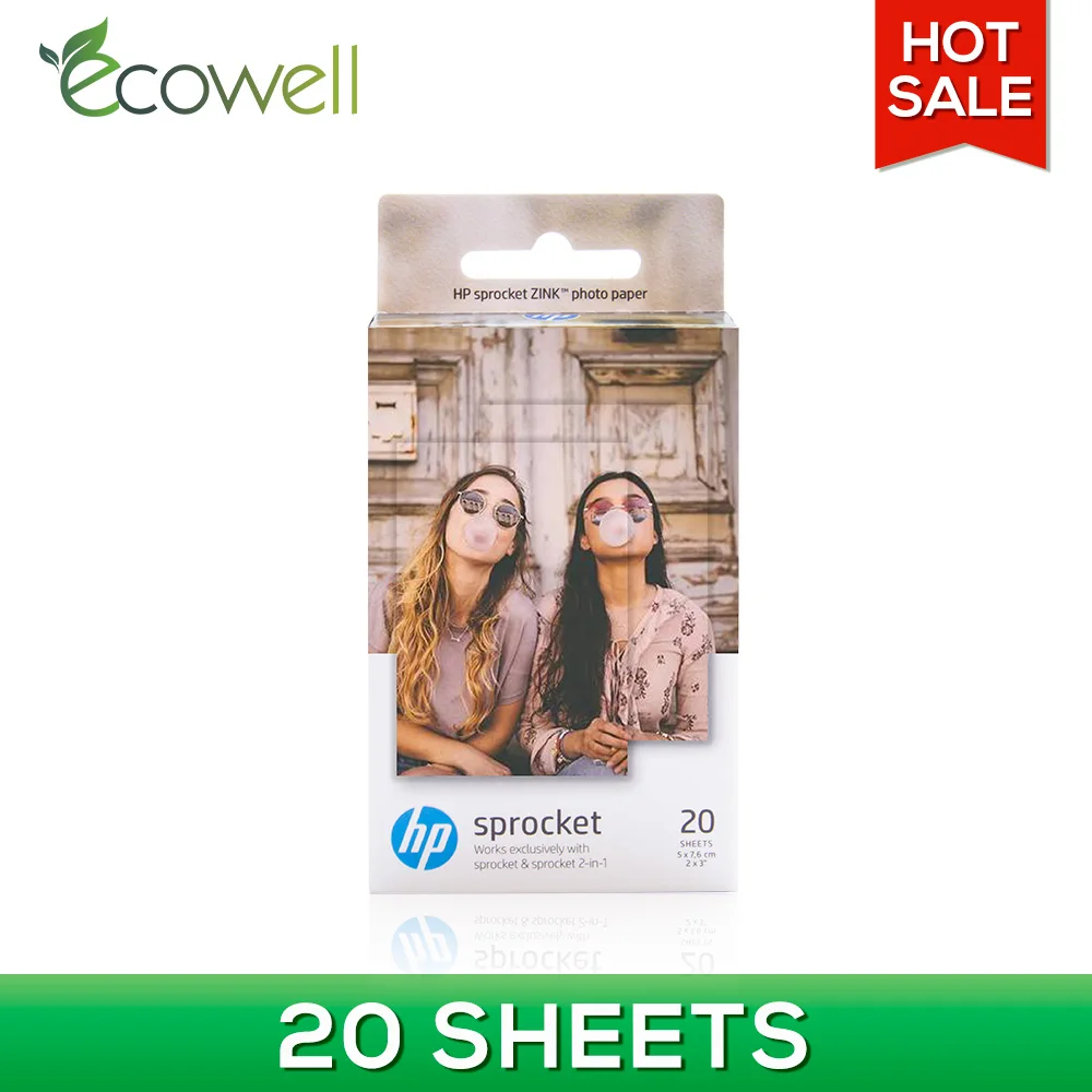 Ecowell 1 коробка совместимые звездочки фотобумага для HP звездочка и 2 в принтер