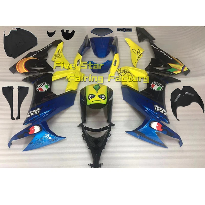 

Motorcycle Fairing Kit For Kawasaki Ninja ZX10R 2008 2009 2010 ZX 10R Injection Mold Bodywork Blue Shark 1000 High Quality Shell