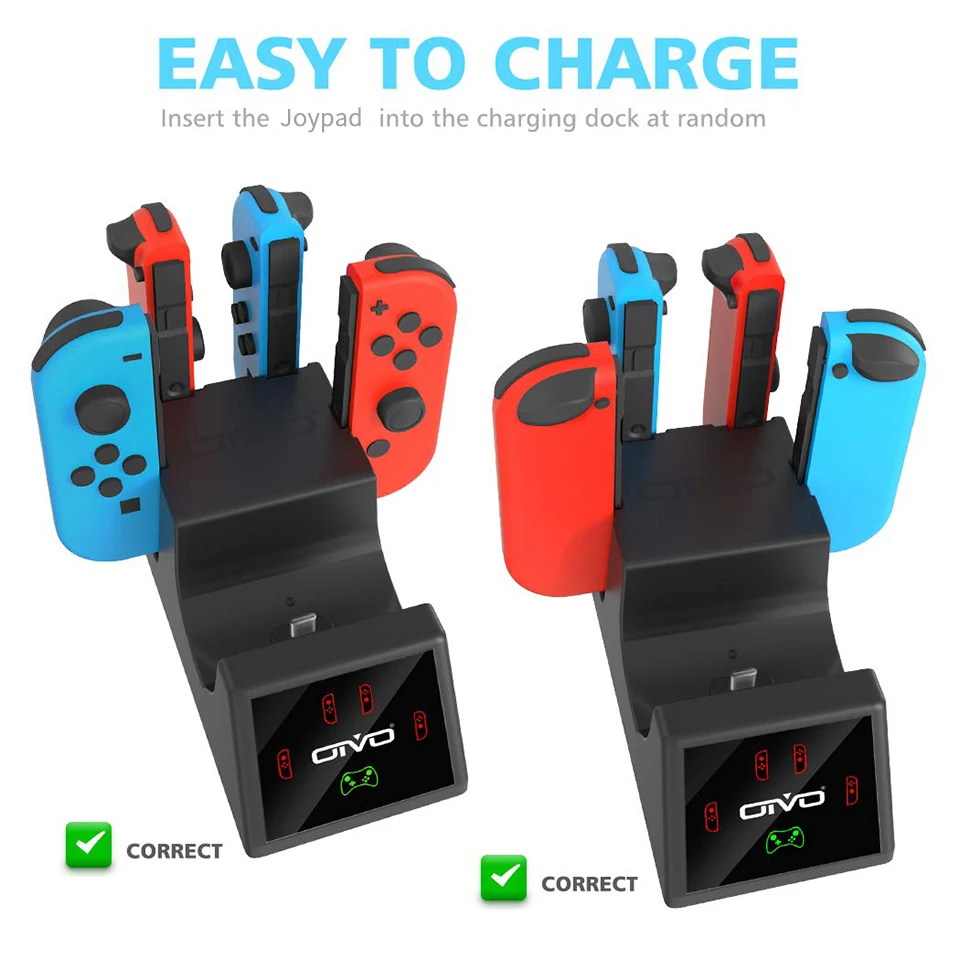 Для контроллера Nintendo зарядная док станция подставка N Switch Pro Joypad Joy pad зарядное
