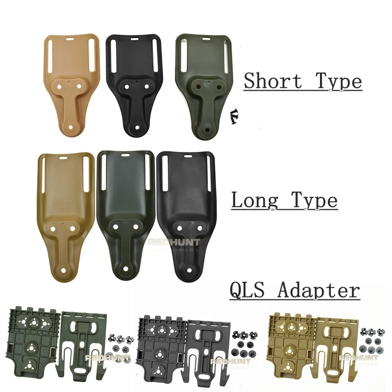 QLS 19 22 Quick Duty Holster Locking Fork System Tactical Gun Holster Belt Loop Adapter Accessories for Universal Holster