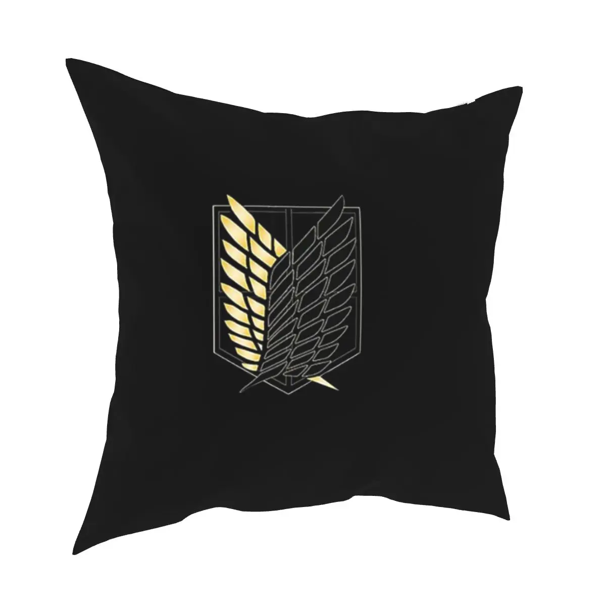 Shingeki No Kyojin Pillowcase Polyester Cushion Cover Decoration Attack On Titan Wings Throw Pillow Case Cover Home 40X40cm