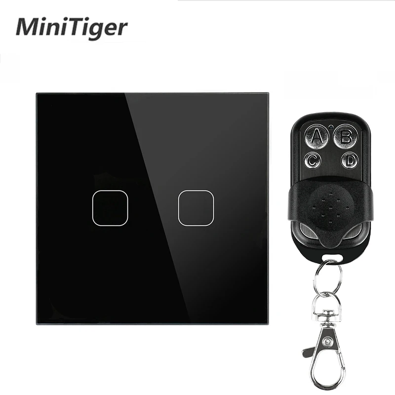 Умный дом Minitiger роскошное белое Хрустальное стекло настенный выключатель