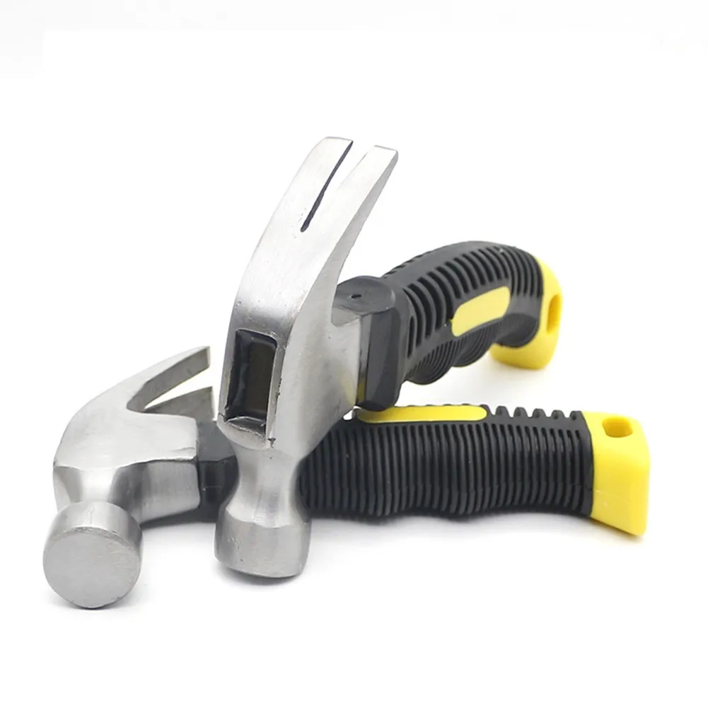 

Mini Claw Hammer Professional Woodworking Nail Hammer Multifunction Carpentry Non-slip Hand Hammers Fiberglass Handle