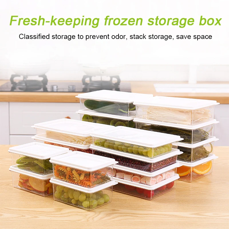 4 шт. Еда сохранение лотки многоразовые наращиваемых хранения Контейнер с