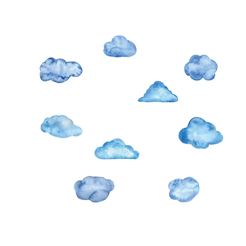 Наклейки на стену для детской комнаты спальни гостиной из ПВХ 6 шт./компл. | Дом и