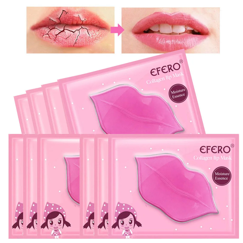 10 шт./компл. уход за кожей кристальная коллагеновая маска для лица губ