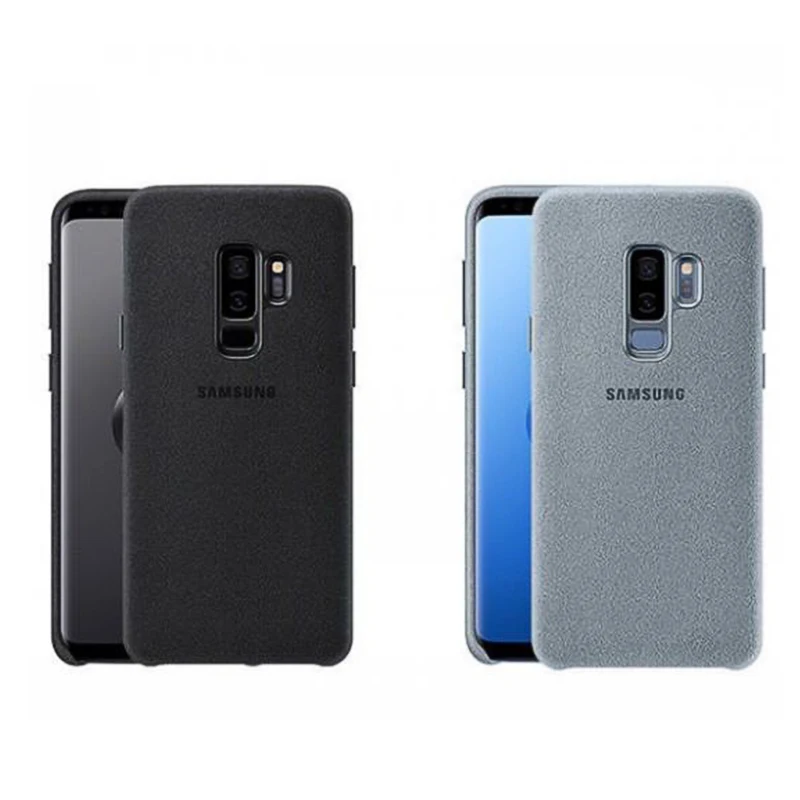 Samsung Galaxy S9 Plus + замшевый кожаный чехол против отпечатков пальцев задняя защитная