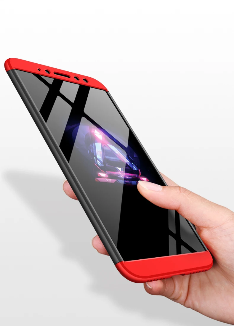 Чехол GKK 360 с полной защитой для Xiao mi Red mi S2 A2 Lite 4X6 pro 6A 7, жесткий матовый чехол для Xiaomi mi A2 A3 8 Lite 9 SE