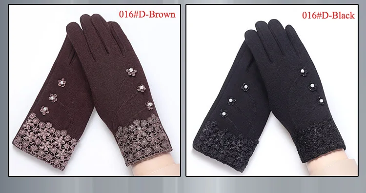 ECOBROS классические Luvas de inverno женские модные зимние перчатки для активного отдыха, спортивная теплая и бархатная перчатки для сенсорного экрана перчатки