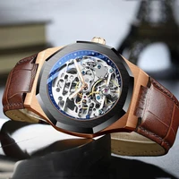 ailang stainless steel large dial black mens watch automatic mechanical tourbillon waterproof luminous atmosphere luxury watch