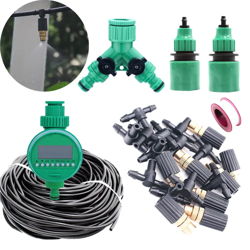 Регулируемый капельница с таймером для воды 5 30 м набор полива в выходные наборы