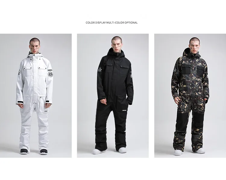 StormRunner одноплатный двойной Лыжный костюм, Водонепроницаемый, дышащий и теплый открытый мужской лыжный костюм s