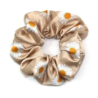 Hot Sales Women Hairband Flower color cloth Elastic Hair Band Rubber Headband Scrunchie For Women hair accessoriesACC150