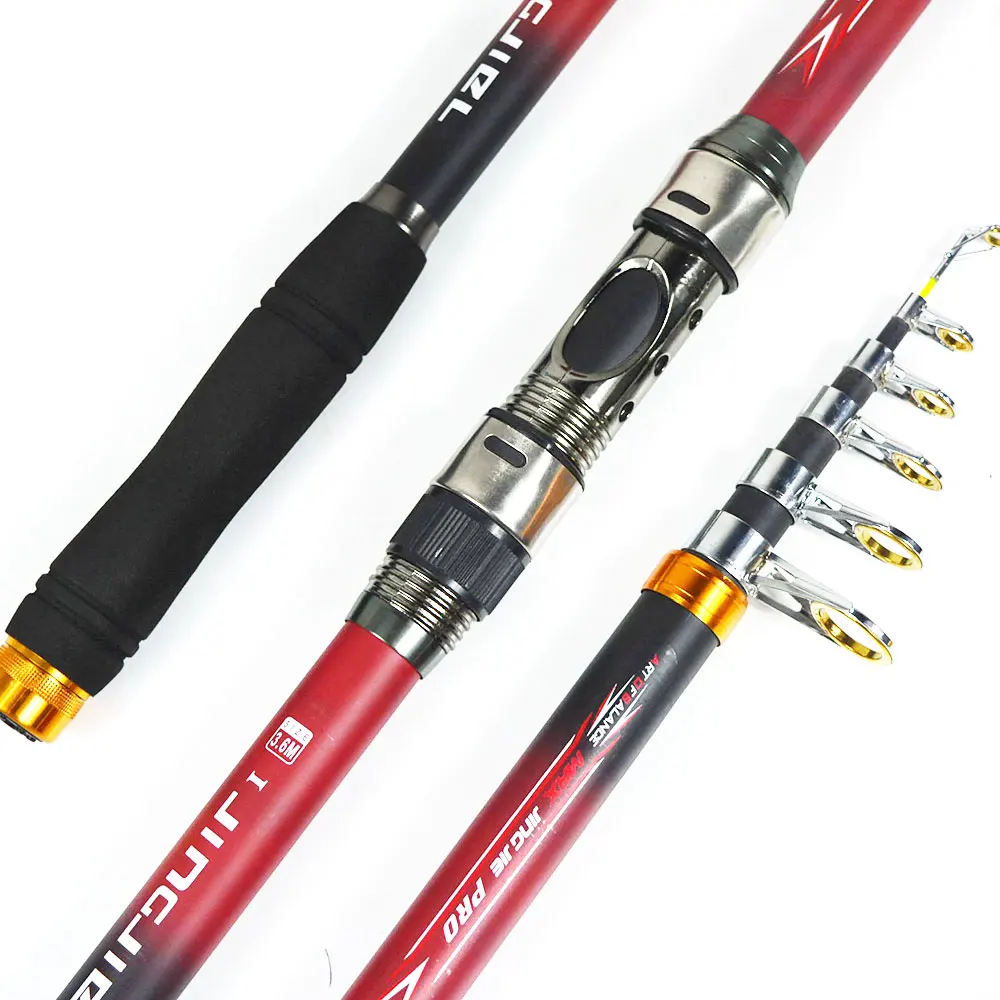 

High Quality Hybrid Carbon Fiber Sea Fishing Rod 2.1 / 2.4 /2.7 / 3.0 / 3.6M for Sea River Lake Fishing 3 Colors