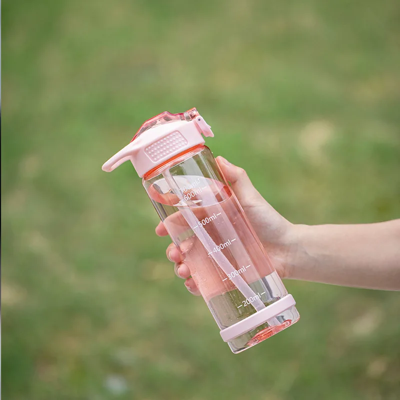 

Outdoor Fitness Sports Bottle Kettle Large Capacity Straw Portable Climbing Bicycle Water Bottles BPA Free Gym Cute Space Cups